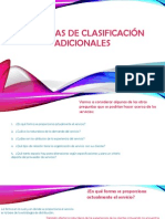 Esquemas de Clasificación Adicionales