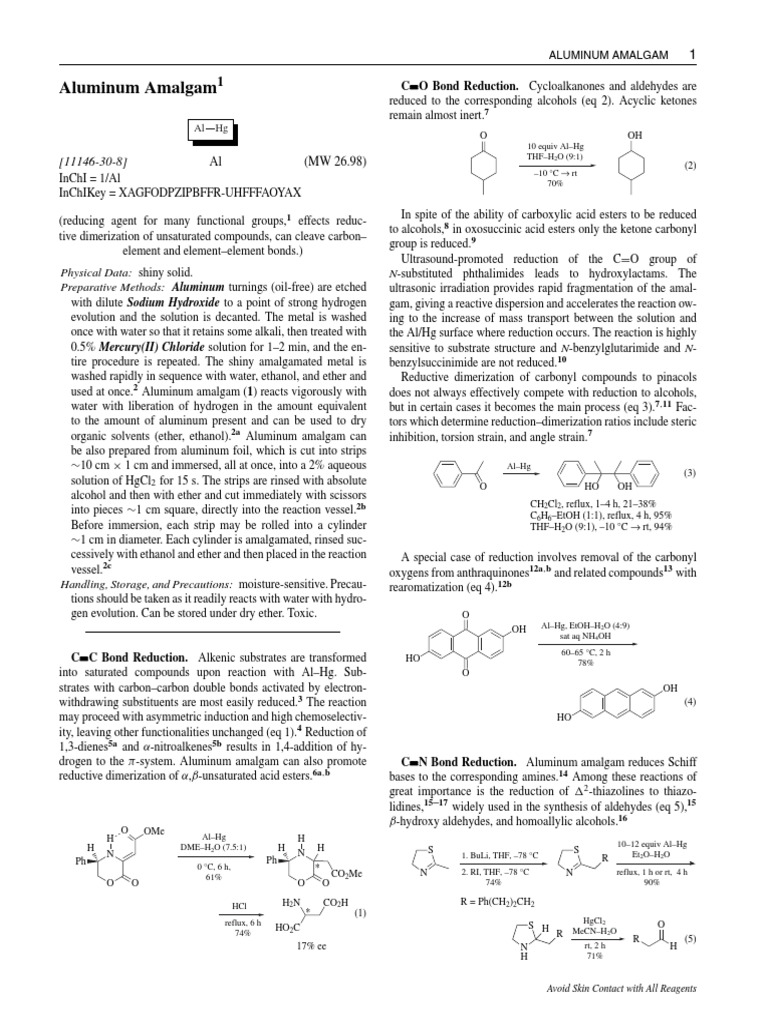 Aluminium Amalgam Eros Ra076 PDF Ether Redox