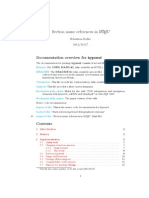 Section Name References in L TEX: Documentation Overview For Hyperref