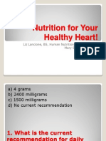 heart healthy with quiz