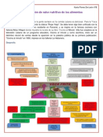 Conservación de Valor Nutritivo de Los Alimentos