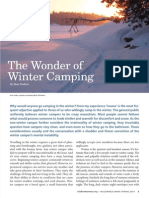 The Wonder of Winter Camping - Wilderness News Spring 2014