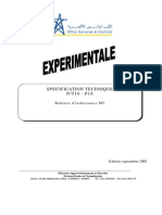 Specification Technique N°T16 - P16: Bobines D'inductance MT