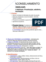 Como aconselhar sobre pecados habituais, mágoas e baixa autoestima