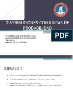 Distribuciones Conjuntas de Probabilidad - Ejemplos