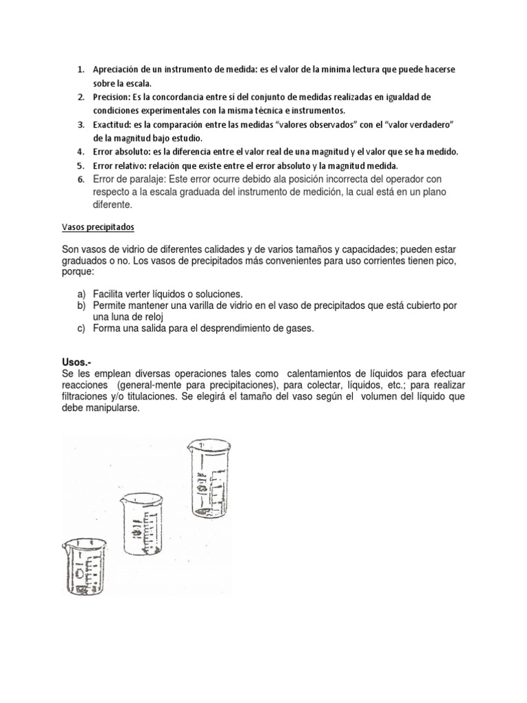 Error de paralaje Este error ocurre debido ala posición incorrecta del operador con respecto a