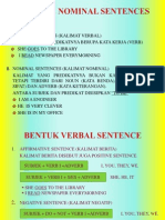 Verbal & Nominal Sentences