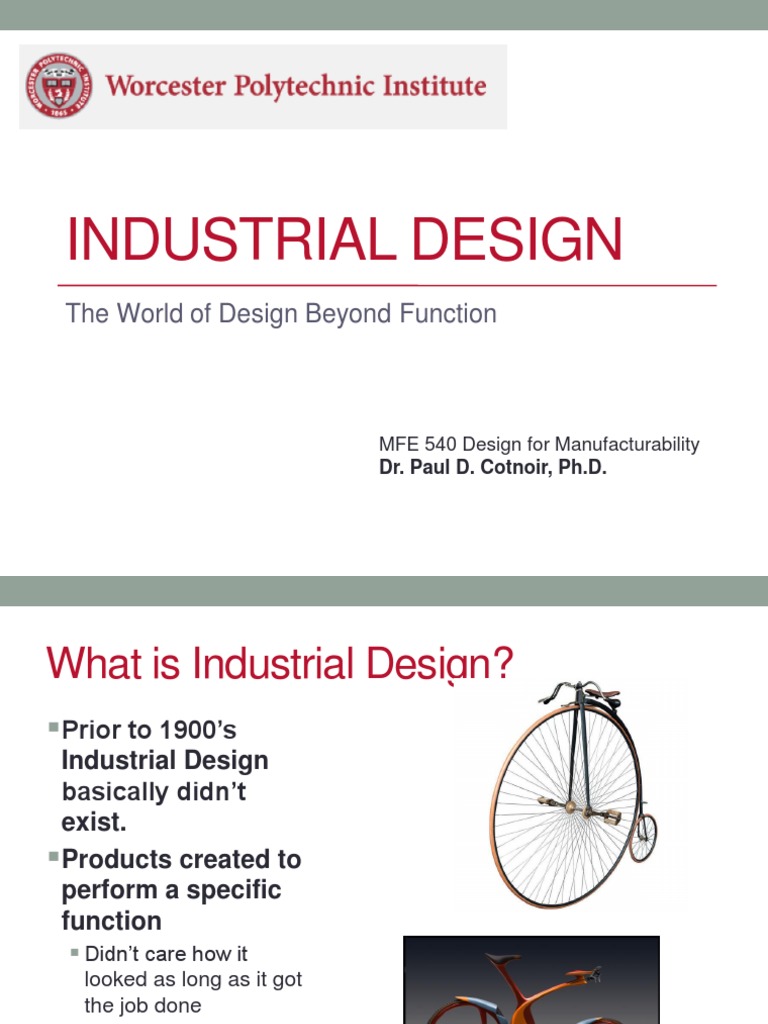 Introduction to Industrial Design Design Brand