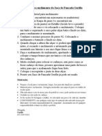 (SACO de PANCADA ALÇA NYLON)Instrução Para Enchimento Do Saco de Pancada