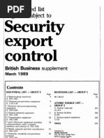 Commerce Control List Country Chart | PDF | International Relations