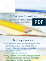 El Discurso Expositivo