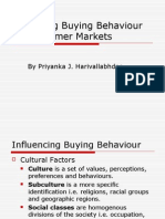 Analyzing Buying Behaviour of Consumer Markets