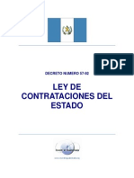 Ley de Contrataciones Del Estado