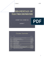 Fund of Electrochemistry