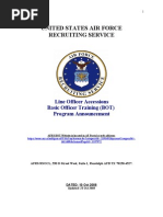 Download USAF OTS Recruiter Program Announcement BOT Guide by amlamarra SN22777286 doc pdf