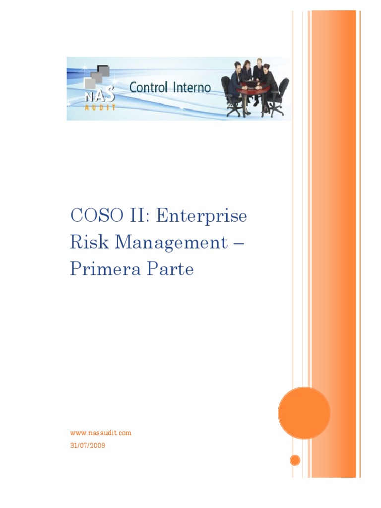 COSO II: Gestión de Riesgos Empresariales | PDF | Riesgo | Cognición