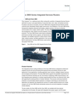 Cisco 3800 Series Integrated Services Routers