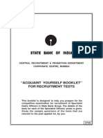 Acquaint Yourself Booklet English
