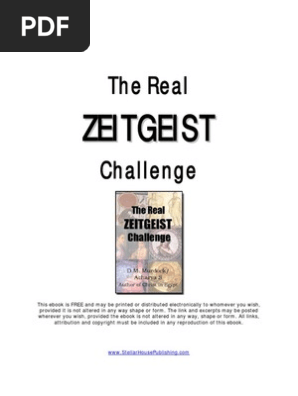 The REAL Zeitgeist Challenge by Acharya S