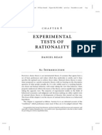 Experimental Tests of Rationality