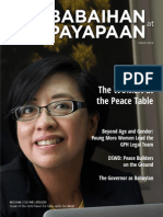 Kababaihan at Kapayapaan Issue No. 1