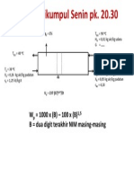 TUGAS Dikumpul Senin Pk. 20.30: W 1000 X (B) - 100 X (B) B Dua Digit Terakhir NIM Masing-Masing