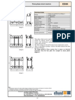 Three-Phase Shunt Reactors ED3K For Compensation of Reactive Capacitive