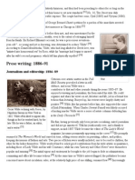 Prose Writing: 1886-91: Journalism and Editorship: 1886-89