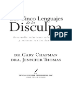 Los Cinco Lenguages de La Disculpa (Primeros 25 Paginas)