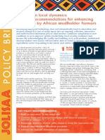 JOLISAA Policy Brief