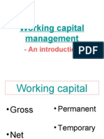 Working Capital Management - An INTRO