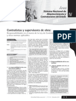 Contratistas y Supervisores de Obra:: Sistema Nacional de Abastecimiento y Contrataciones Del Estado