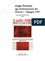 Message AmigosGeorges Fontenis Le Message Révolutionnaire Des Amis de Durruti : Espagne 1937