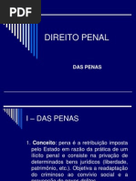 Direito Penal - Das Penas