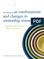 Business Combinations and Change in Ownership Interests