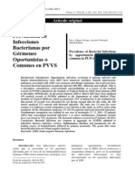 Prevalence of Bacterial Infections in PLWA