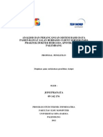 Analisis Dan Perancangan Sistem Basis Data Pasien Rawat Jalan Berbasis Client Server Pada Praktek Dokter Bersama Apotik Adhitia Palembang