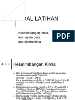 SOAL LATIHAN Kesetimbanga N Termodinamika