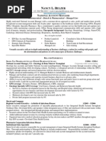 National Account Manager Pharmaceuticals in Ohio Resume Nancy Belzer