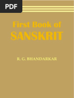 First Book of Sanskrit - RG Bhandarkar