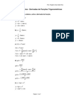 Derivadas de Funções Trigonométricas (Ex Resolvidos)