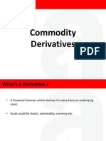 Commodity Derivatives Explained