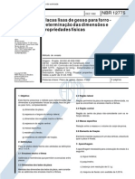 NBR 12775 Placas Lisas de Gesso Para Forro Determinacao Das Dimensoes e Des Fisicas