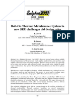 Bolt-On Thermal Maintenance System in New SRU Challenges Old Design Rules