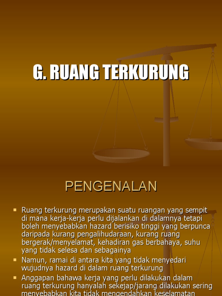RUANG TERKURUNG