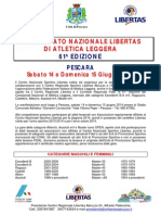 Circolare Informativa e Regolamento Campionato Pescara 2014