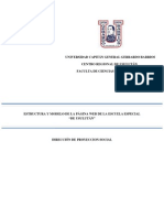 Estructura de La Página Web PDF