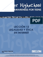 Legalidad y Etica en Internet