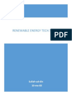 Renewable Energy Tech - Task#1: Sullah-Ud-Din 10-Me-83