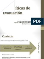 Rollin Kent Politicas Evaluacion